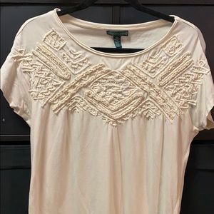 Ralph Lauren Jeans Co. top with embroidery detail